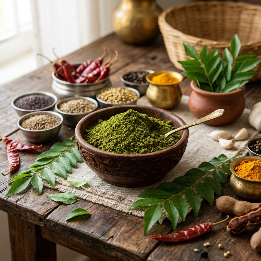 Curry leaves powder