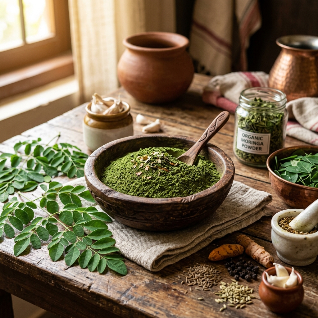 Drum stick leaves powder
