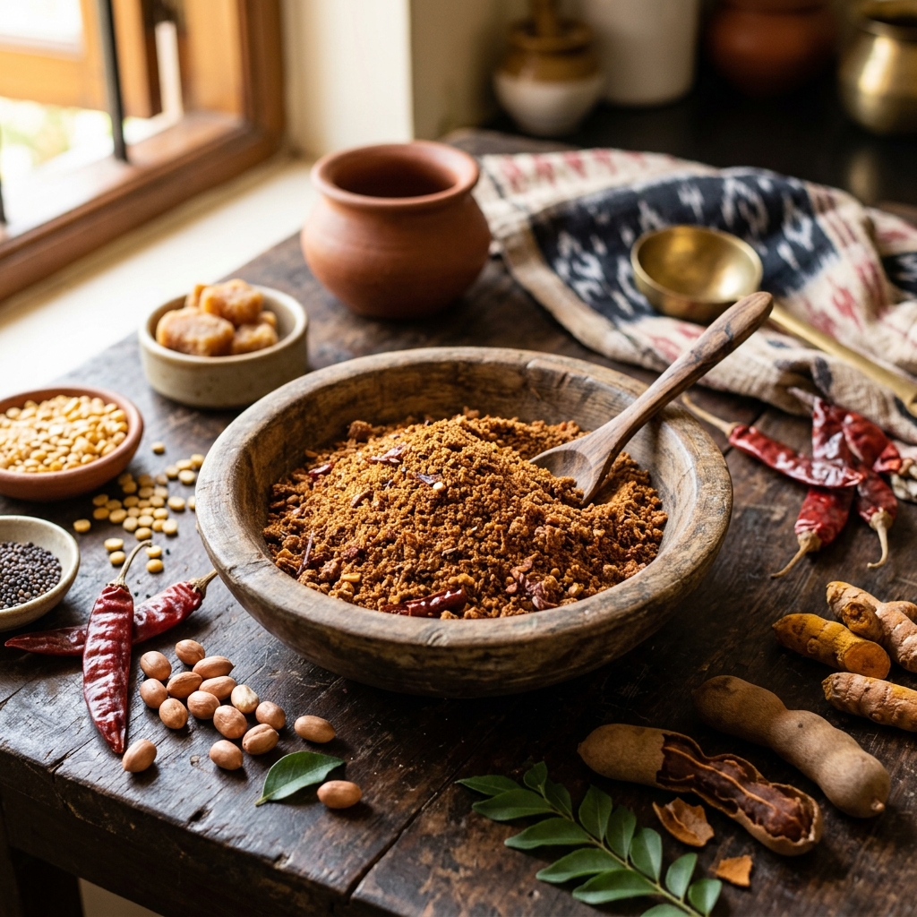 Puliyogare powder